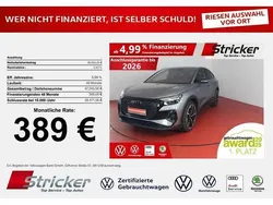 Grau (taifungrau metallic) Gebraucht 2023 Audi Q4 Sportback e-tron S-Line SUV | 38.948 € (Fairer Preis)