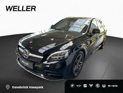 Inval. black (schwarz) Gebraucht 2021 Mercedes C220 AMG Kombi | 27.290 € (Superpreis)