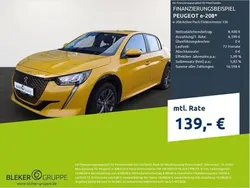 Gelb Gebraucht 2021 Peugeot e-208 Active Kleinwagen | 14.990 € (Fairer Preis)