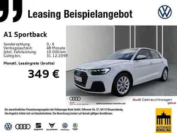 Weiß Gebraucht 2024 Audi A1 Sportback S-Line Kleinwagen | 23.920 € (Fairer Preis)