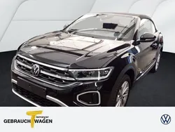 Schwarz Gebraucht 2024 VW T-Roc Cabriolet Style Cabrio | 26.490 € (Superpreis)
