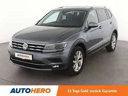 Platinum grey metallic Gebraucht 2018 VW Tiguan Allspace Highline SUV | 25.610 € (Fairer Preis)