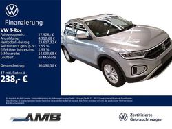 Silber Gebraucht 2025 VW T-Roc Life SUV | 27.380 € (Guter Preis)