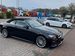 Schwarz Gebraucht 2018 Mercedes E200 AMG line Cabrio | 31.900 € (Fairer Preis)