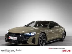 Taktikgrün metallic Gebraucht 2022 Audi e-tron GT quattro Ambiente Limousine | 54.740 € (Etwas zu teuer)