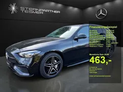 Schwarz Gebraucht 2024 Mercedes C220 AMG Kombi | 41.380 € (Fairer Preis)