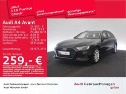 Brillantschwarz Gebraucht 2022 Audi A4 Design Kombi | 24.455 € (Superpreis)