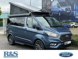 Chromablau metallic Neu 2025 Ford Tourneo Custom Limited Limousine | 63.990 €
