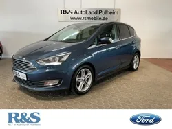 Blau Gebraucht 2019 Ford C-MAX Titanium Van / Kleinbus | 14.899 € (Fairer Preis)