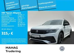 Oryxweiß perlmutteffekt Gebraucht 2023 VW Tiguan Allspace R-line SUV | 39.682 € (Fairer Preis)
