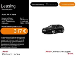 Mythosschwarz metallic Gebraucht 2024 Audi A4 Advanced Kombi | 42.059 € (Teuer)