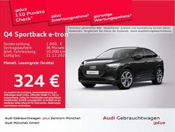 Mythosschwarz metallic Gebraucht 2025 Audi Q4 e-tron Advanced SUV | 40.889 € (Etwas zu teuer)