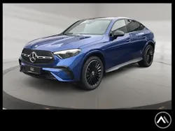 Blau metalliclack spektralbla Gebraucht 2025 Mercedes GLC300 AMG Coupé | 73.789 € (Etwas zu teuer)