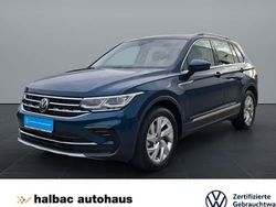 Blau Gebraucht 2021 VW Tiguan Elegance SUV | 30.420 € (Guter Preis)