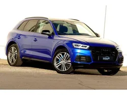 Gletscherweiß / blau foliert (metallic) Gebraucht 2020 Audi Q5 S-Line SUV | 36.699 € (Guter Preis)
