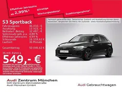 Mythosschwarz metallic Gebraucht 2024 Audi S3 Ambiente Limousine | 46.410 € (Fairer Preis)