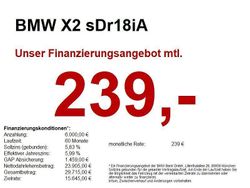Blau Gebraucht 2021 BMW X2 Performance SUV | 27.879 € (Etwas zu teuer)
