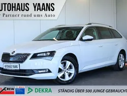 Moonweiss metallic Gebraucht 2017 Skoda Superb Ambition Kombi | 18.769 € (Teuer)