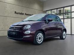 Colore esterno (opera bordeaux Gebraucht 2018 Fiat 500 Lounge Kleinwagen | 11.999 € (Fairer Preis)