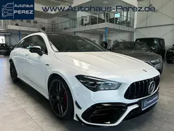 Weiß Gebraucht 2023 Mercedes CLA45 AMG Shooting Brake Premium Kombi | 59.299 € (Fairer Preis)