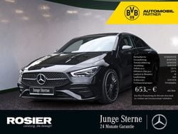 Schwarz / kosmosschwarz (metallic) Gebraucht 2024 Mercedes CLA250 AMG Limousine | 43.461 € (Etwas zu teuer)