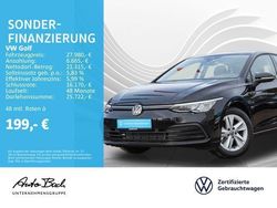 Schwarz (grenadillschwarz metallic) Gebraucht 2024 VW Golf VIII Life Limousine | 27.980 € (Fairer Preis)