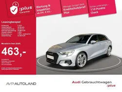Silber Gebraucht 2023 Audi A3 Sportback Advanced Plus Limousine | 39.939 €