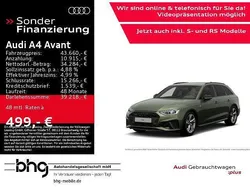 Distriktgrün metallic Gebraucht 2023 Audi A4 S-Line Kombi | 43.660 €