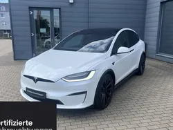 Weiß Gebraucht 2022 Tesla Model X Plaid SUV | 84.900 € (Teuer)