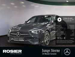 Grau / graphitgrau (metallic) Gebraucht 2024 Mercedes C300e AMG Limousine | 53.485 € (Etwas zu teuer)