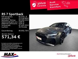 Daytonagrau perleffekt (metallic) Gebraucht 2022 Audi RS7 Sportback Sport Kleinwagen | 82.979 € (Fairer Preis)