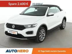 Weiß Gebraucht 2021 VW T-Roc Cabriolet Style Cabrio | 19.700 € (Superpreis)