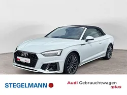 Gletscherweiß metallic Gebraucht 2024 Audi A5 Cabriolet S-Line Cabrio | 50.810 € (Etwas zu teuer)