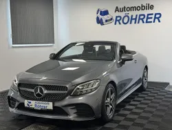 Grau 992 (selenitgrau metalliclack) (metallic) Gebraucht 2020 Mercedes C180 AMG line Cabrio | 34.990 € (Guter Preis)