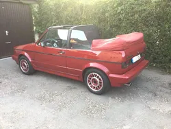 Rot Gebraucht 1990 VW Golf Cabriolet Cabrio | 14.500 €