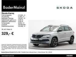 Stahlgrau Gebraucht 2022 Skoda Karoq SportLine SUV | 22.930 € (Etwas zu teuer)