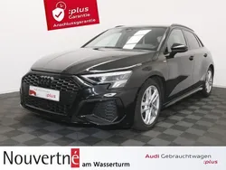 Mythosschwarz (black), metallic Gebraucht 2024 Audi A3 Sportback S-Line Limousine | 41.950 € (Teuer)