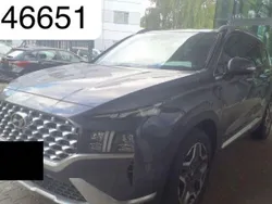 Lagoon blue (metallic) Gebraucht 2021 Hyundai Santa Fe Prime SUV | 28.450 € (Guter Preis)