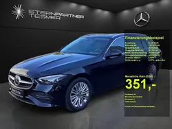 Metalliclack obsidianschwarz Gebraucht 2023 Mercedes C200 Avantgarde Kombi | 32.590 € (Guter Preis)