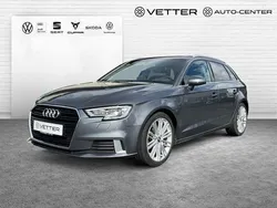 Monsungrau metallic Gebraucht 2018 Audi A3 Sportback Sport Limousine | 14.899 € (Guter Preis)