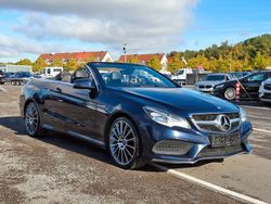 Blau Gebraucht 2015 Mercedes E250 AMG line Cabrio | 18.999 € (Superpreis)