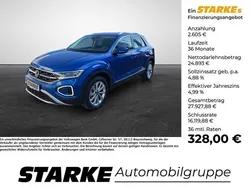 Grau (indiumgrau metallic) Gebraucht 2022 VW T-Roc Style SUV | 27.498 € (Guter Preis)