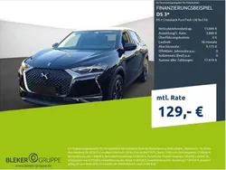 Perlaneraschwarz (metallic) Gebraucht 2020 DS Automobiles DS3 Crossback So Chic SUV | 17.490 € (Fairer Preis)