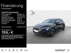 Mythosschwarz metallic Gebraucht 2024 Audi S3 Ambiente Limousine | 46.890 € (Etwas zu teuer)