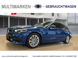 Blau Gebraucht 2021 Mercedes C220 Avantgarde Kombi | 25.990 € (Teuer)