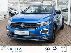 Blau Gebraucht 2021 VW T-Roc Cabriolet R-line Cabrio | 28.990 € (Fairer Preis)