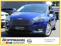 Blau Gebraucht 2015 Ford Focus Titanium Limousine | 13.990 €