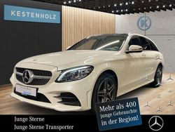 Manufaktur diamantweiß bright Gebraucht 2019 Mercedes C400 AMG Kombi | 35.990 € (Fairer Preis)