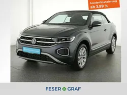 Rauchgrau metallic Gebraucht 2024 VW T-Roc Cabriolet Style Cabrio | 25.950 € (Superpreis)