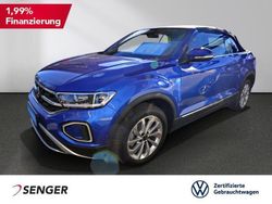 Blau Gebraucht 2023 VW T-Roc Cabriolet Style Cabrio | 25.980 € (Fairer Preis)